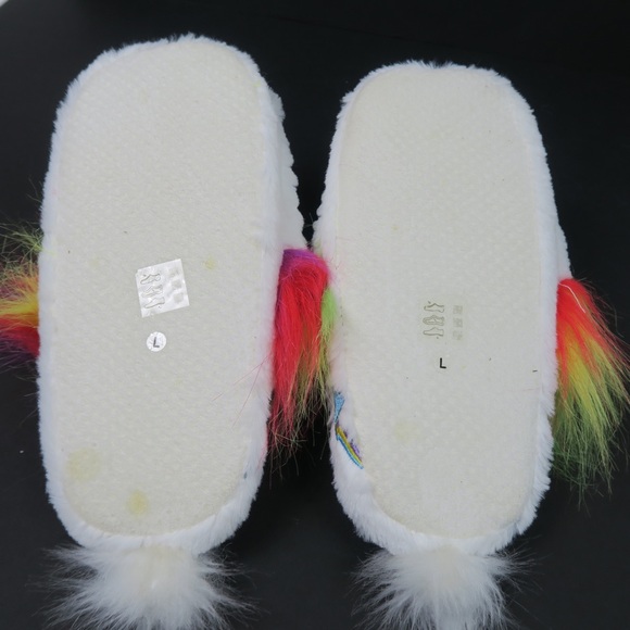 ASOS Nevada Sky Unicorn Slippers size Large New! - Picture 9 of 10